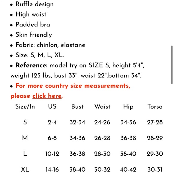 Ruffle front high waisted bikini - Picture 6 of 6